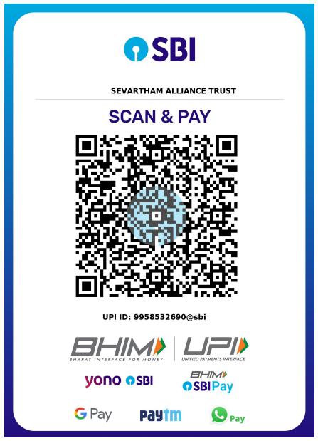 Sevartham Alliance Trust — SBI UPI QR Code