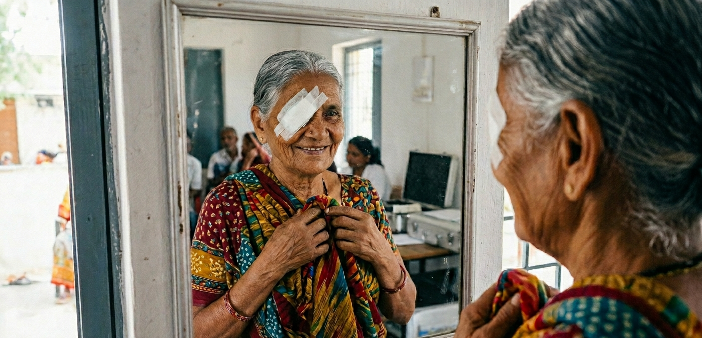 Drishti Daan — outdoor eye camp