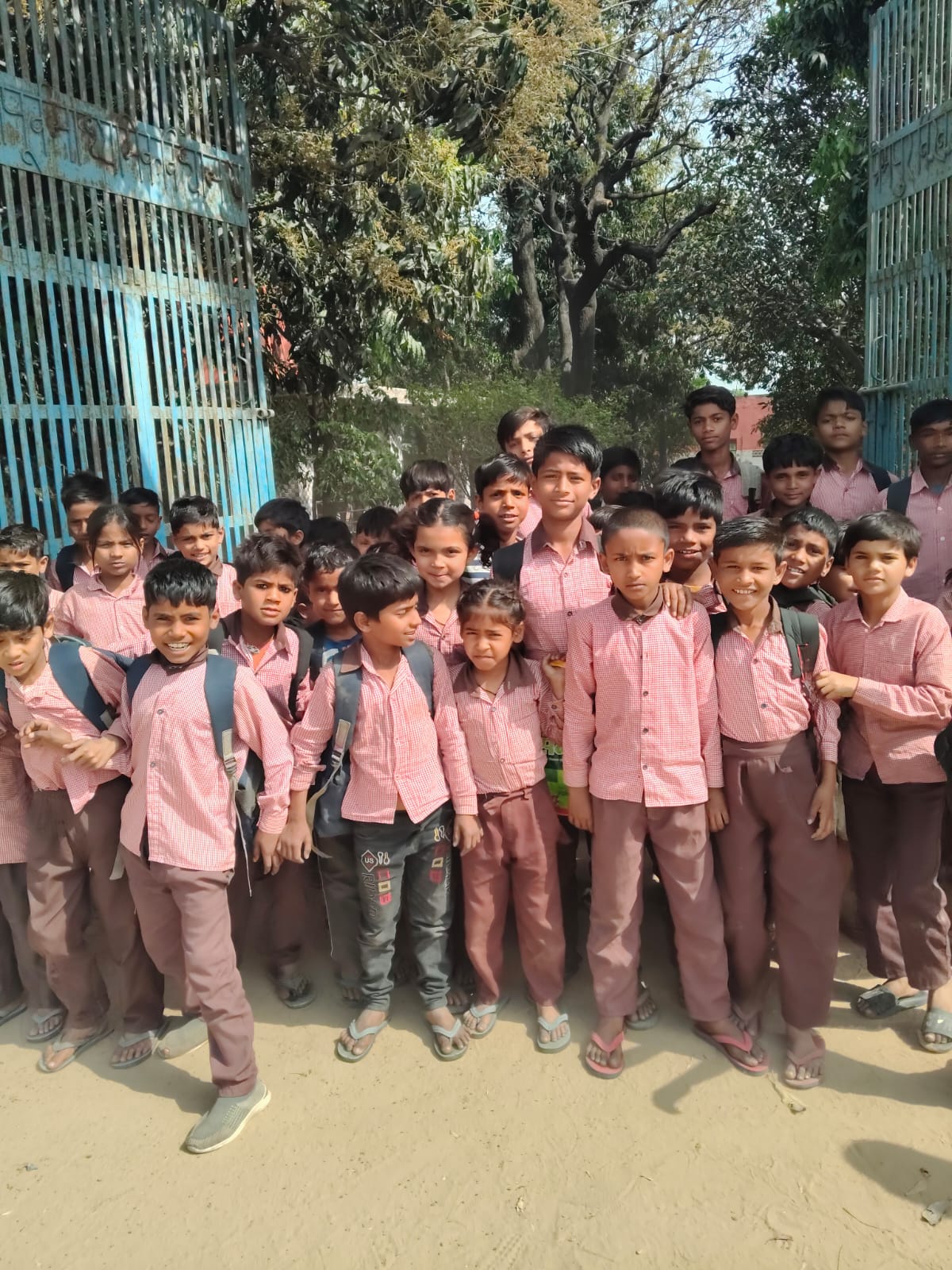 Shiksha Seva — children with school bags